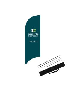 Beachflagg-pakke 2,25 m - Uten fot