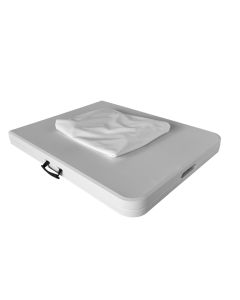 Sammenleggbart bord med duk