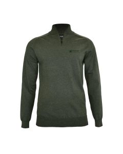 Elegant 1/4 Zip - Herre - Grønn
